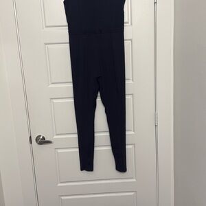 Fabletics Black Jumpsuit Sleek Stretchy Design